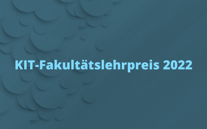 Schriftzug Fakultätslehrpreis