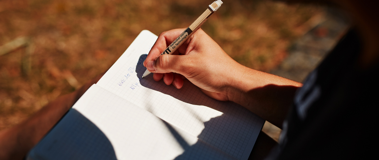 Notizblock mit KIT Stift