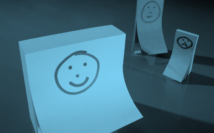 Post its mit Smileys